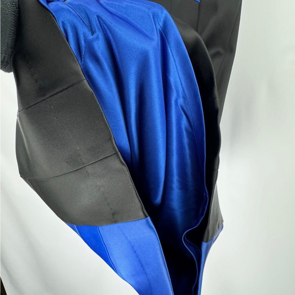 Split Shoulder Asymmetrical Colorblock Paneled Sh… - image 6